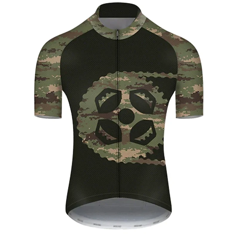 Short Sleeve Best Quality Bike Clothing Shirts New Men's Cycling Cycling Jersey MTB Bicycle Slim Top Riding Apparel Quick-drying