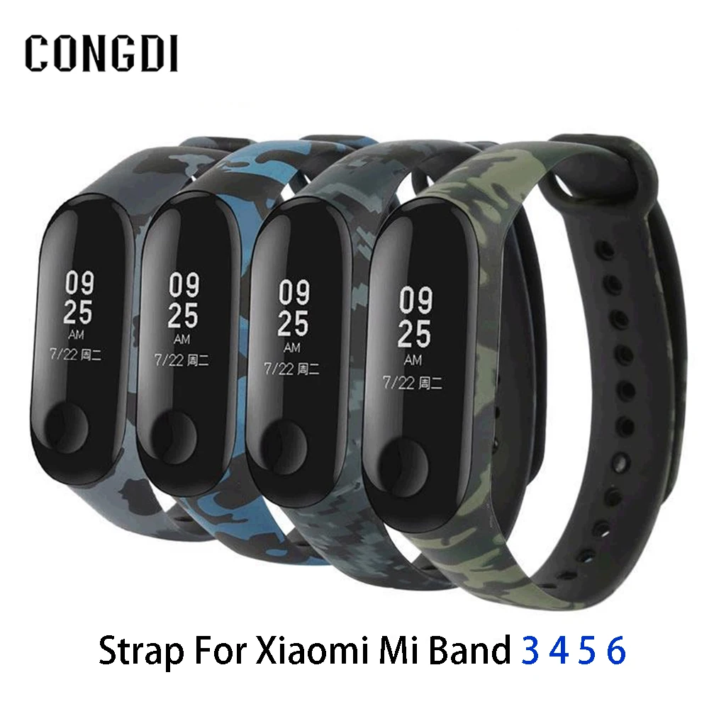 حزام ساعة سيليكون لسوار Xiaomi Mi Band 3 ، 4 ، 6 ، 5 ، سوار ، استبدال سوار ساعة المعصم ، ملحقات الساعة الذكية