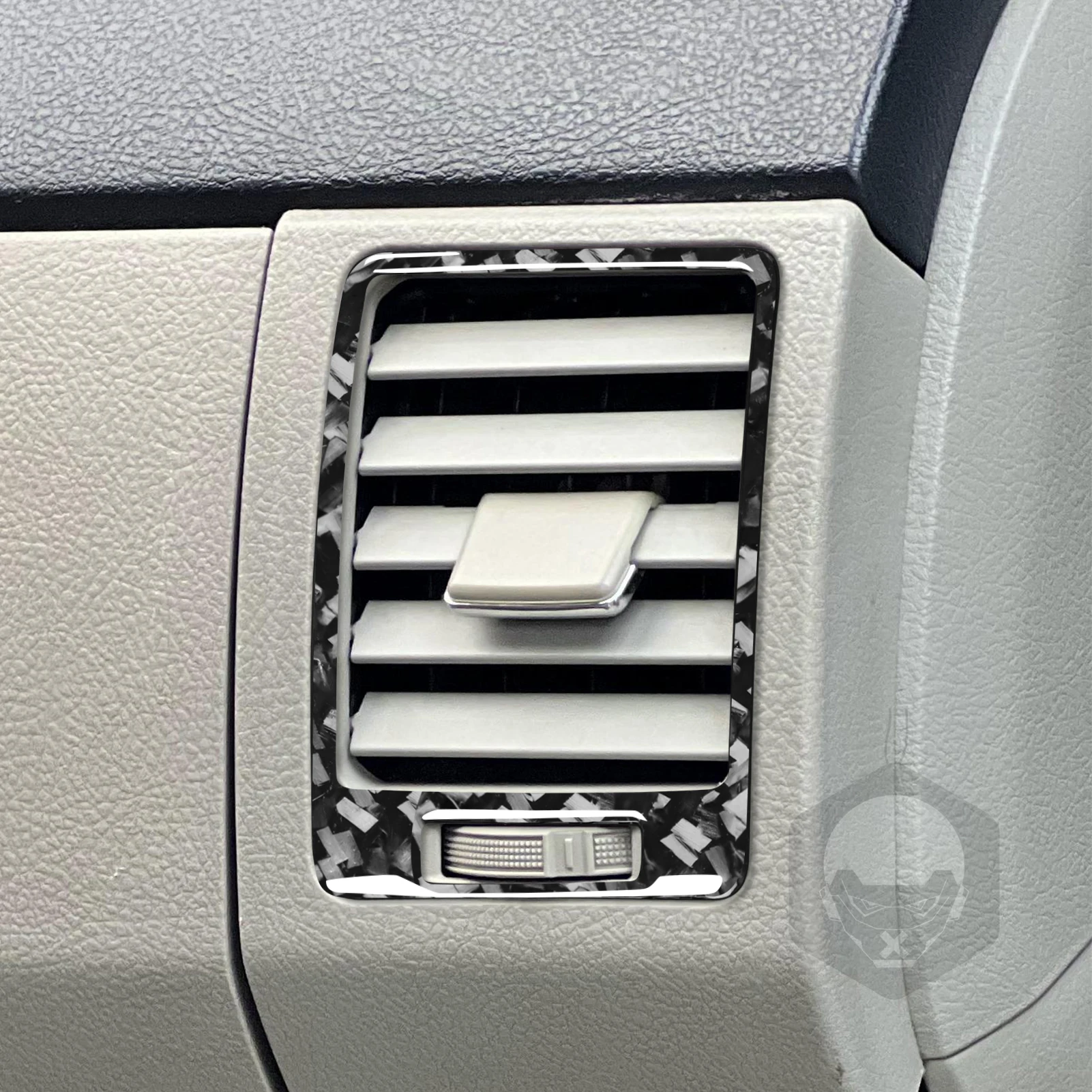 FOR Toyota Corolla 2009-2013 Forged Carbon Fiber Dashboard Side Air Vent Frame Panel Decoration Car Interior Accessory Stickers
