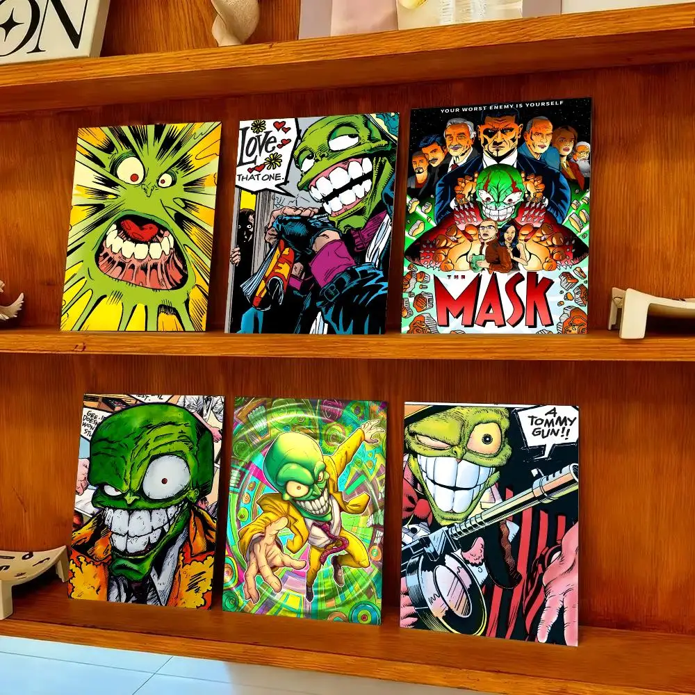 Comic The M-Mask Poster Modern Aesthetic Wall Art Poster Minimalist Room Decoration Items For Living Gaming Room Decor