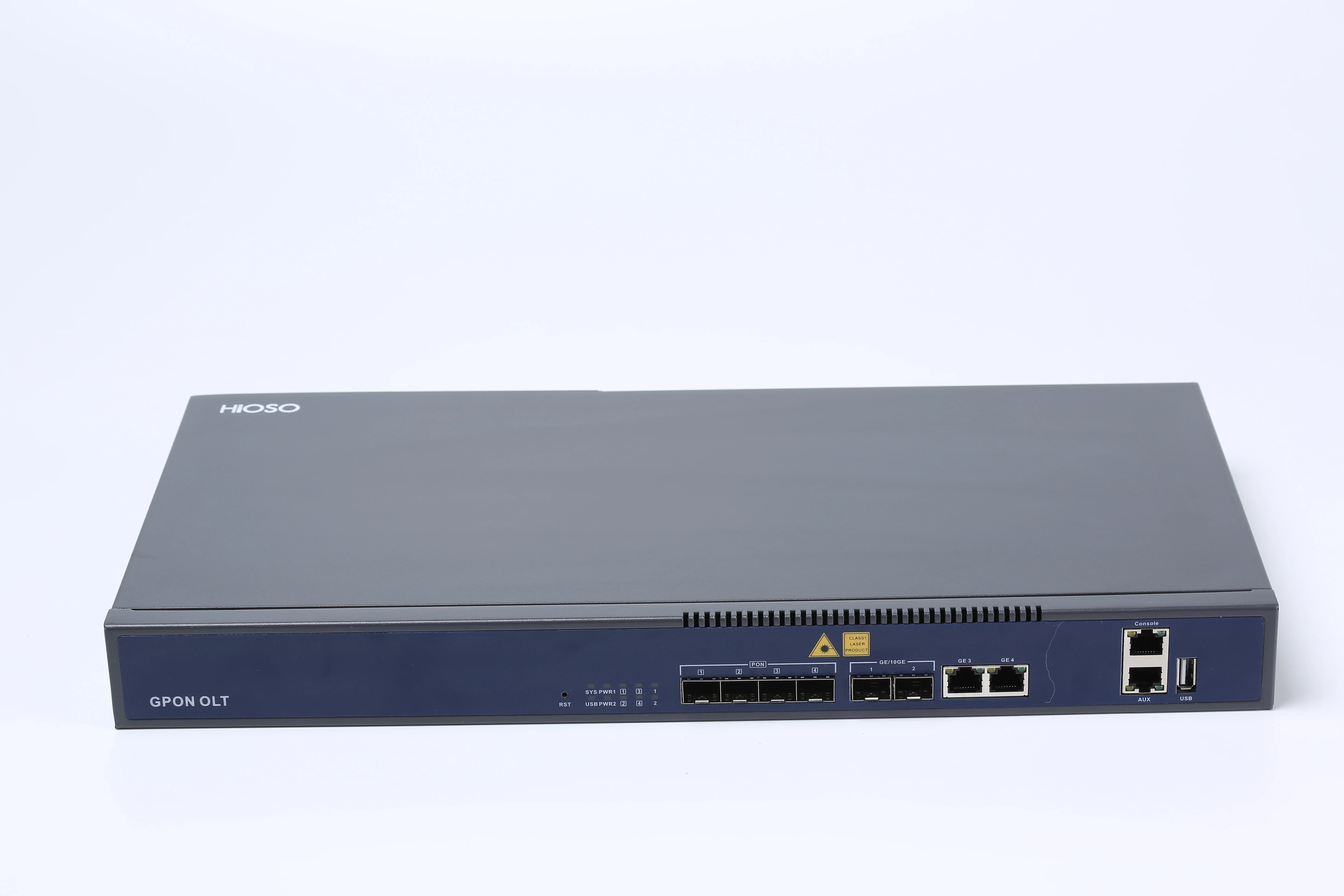 Hioso-Compatible GPON OLT Mini, Web SNMP OLT, 4 ports, sans technologie de déchets