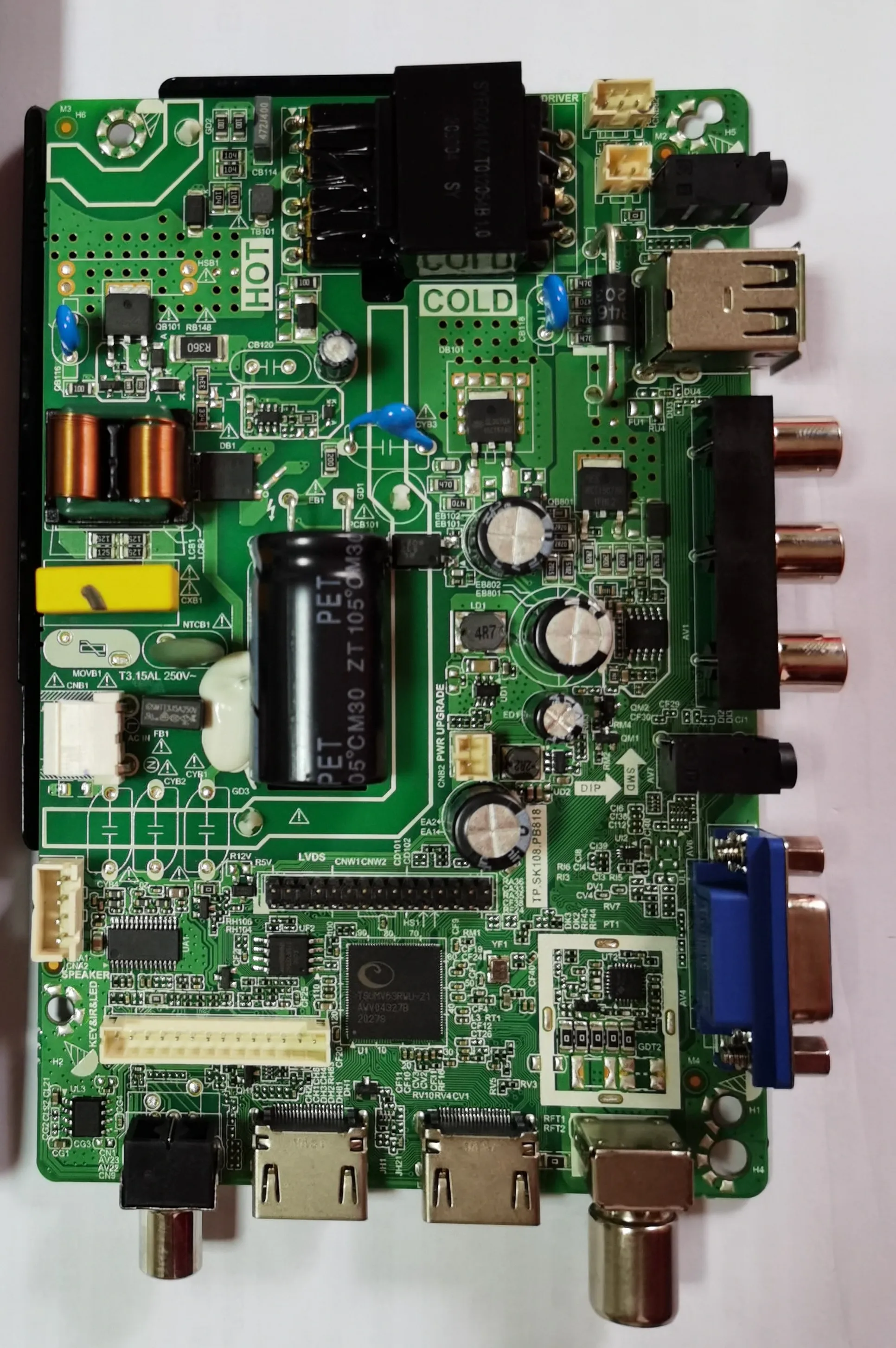 New 32-42 LCD TV main board TP. SK106.PB818 TP. SK108.PB818 ghostwriting program