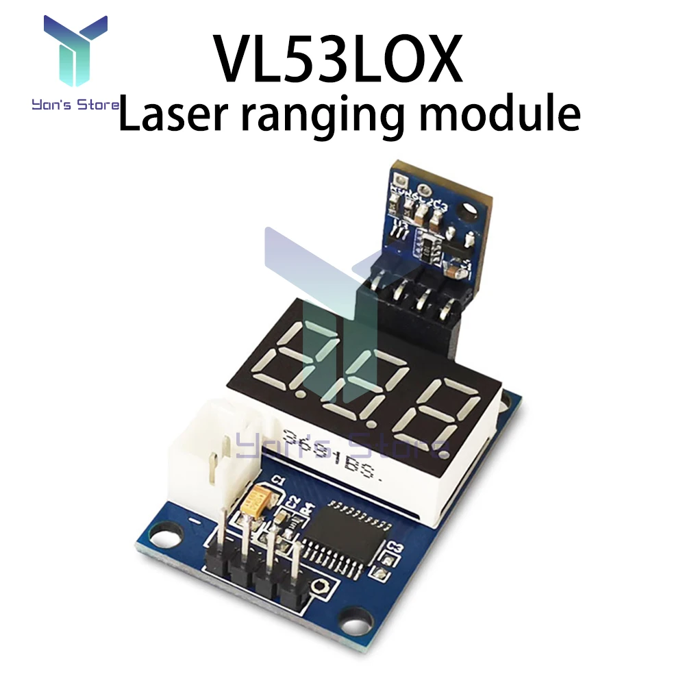 1Pc Ultrasonic Sensor VL53LOX LED Display Ultrasonic Wave Detector Ranging Module Distance Transducer Sensor For Arduino 3.3V-5V