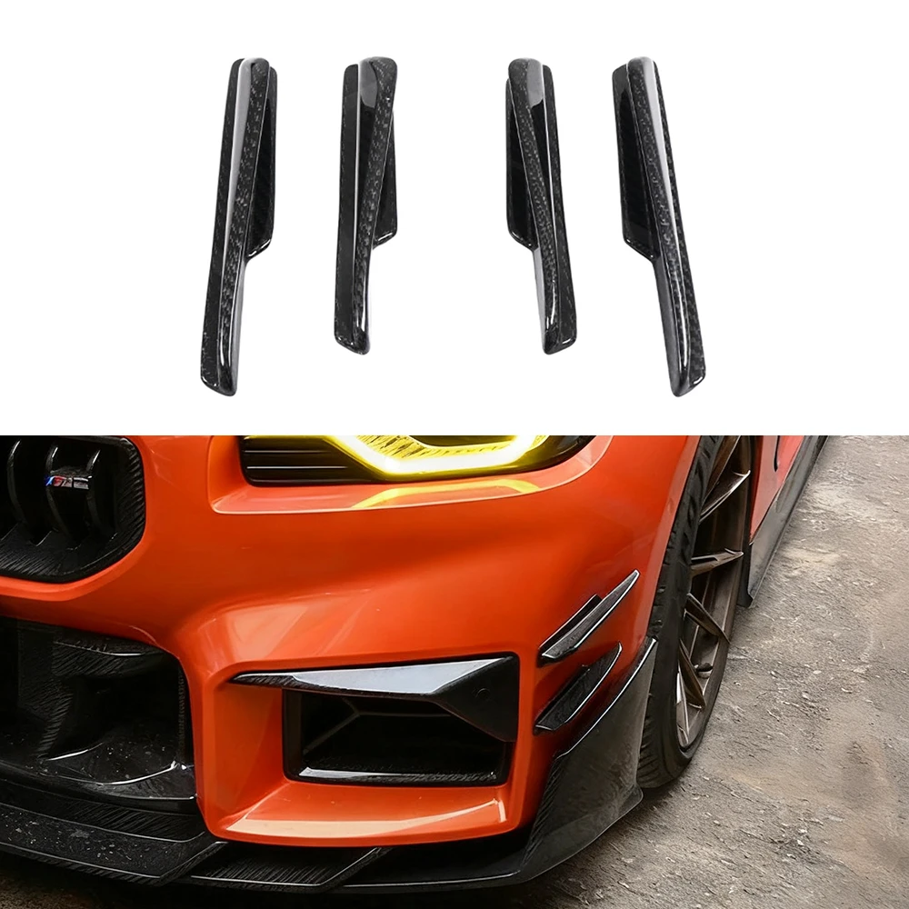 

New Condition Dry Carbon Fiber Side Fender Cover Car Bumper Vent Decoration forBMW M2 G87