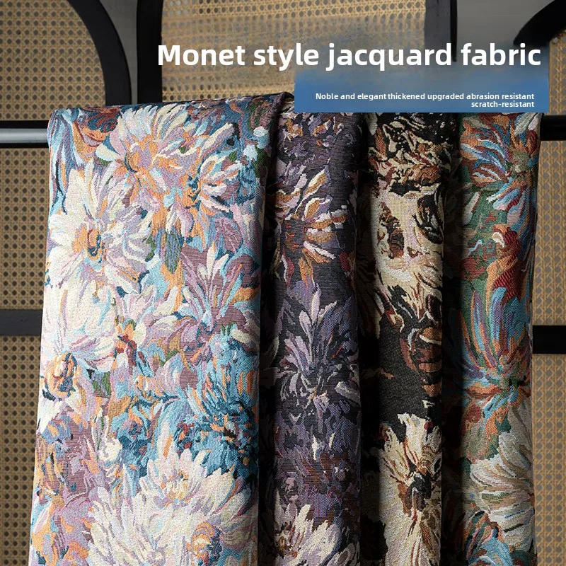 

Скатерть из жаккардовой ткани в сельском стиле, чехол для дивана, чемодан, ручная работа, украшение для шитья своими руками, ткань в этническом стиле по метрам