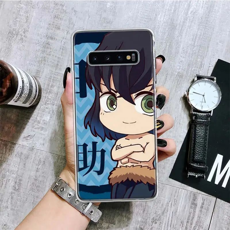 Demon Slayer Cute Anime Phone Case For Samsung Galaxy S24 S23 S22 S21 S20 Ultra S20 FE S10 Plus S9 S8 + Fundas Cover Coque