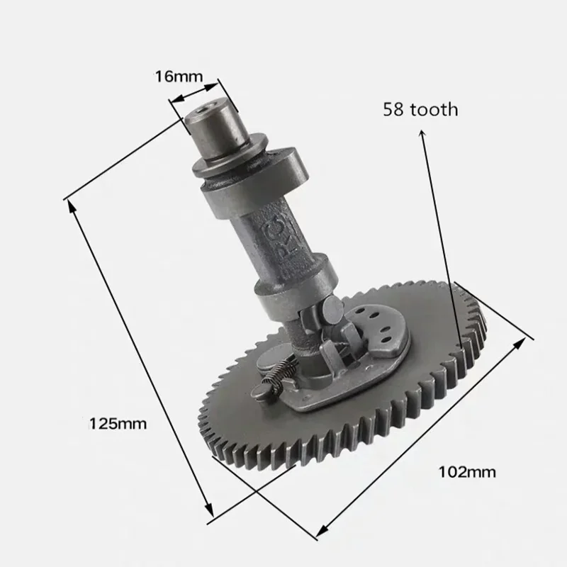 CAMSHAFT FITS HONDA GX340 GX390 4 stroke IRON CAM SHAFT 5KW 6.5KW E*6500 GENERATOR WATER PUMP 14100-ZF6-W00