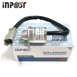 Stop Shut Off Solenoid TK 41-6383 TK 41-4306 Voor Yanmar Motor Vervangt voor Thermo King 12V 416383 414306