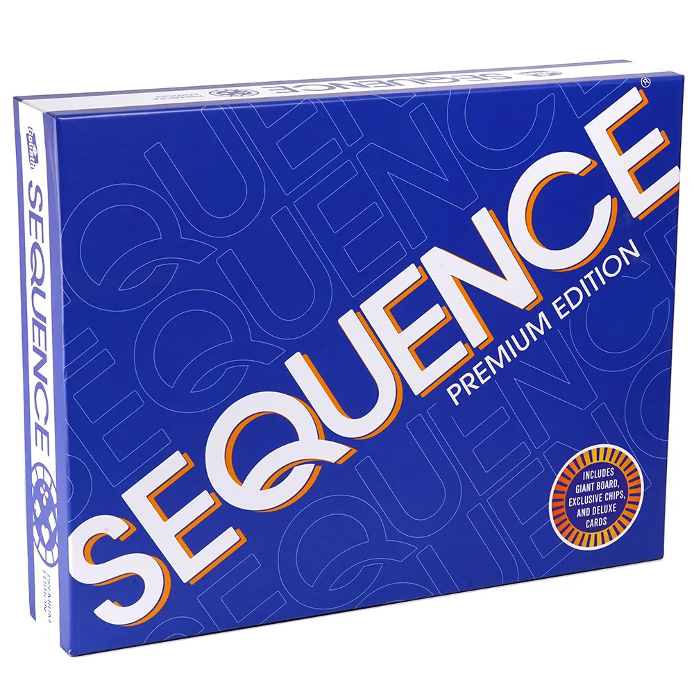 All English sequence premium edition board games Family Party games Gomoku puzzle Intelligent card games 2-8 friends Party games