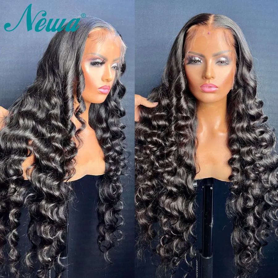 Newa Hair HD Lace Front Wigs 250% 13x6 HD Lace Frontal Wigs Loose Deep Invisible HD Lace Melt Skin HD Lace Front Human Hair Wig