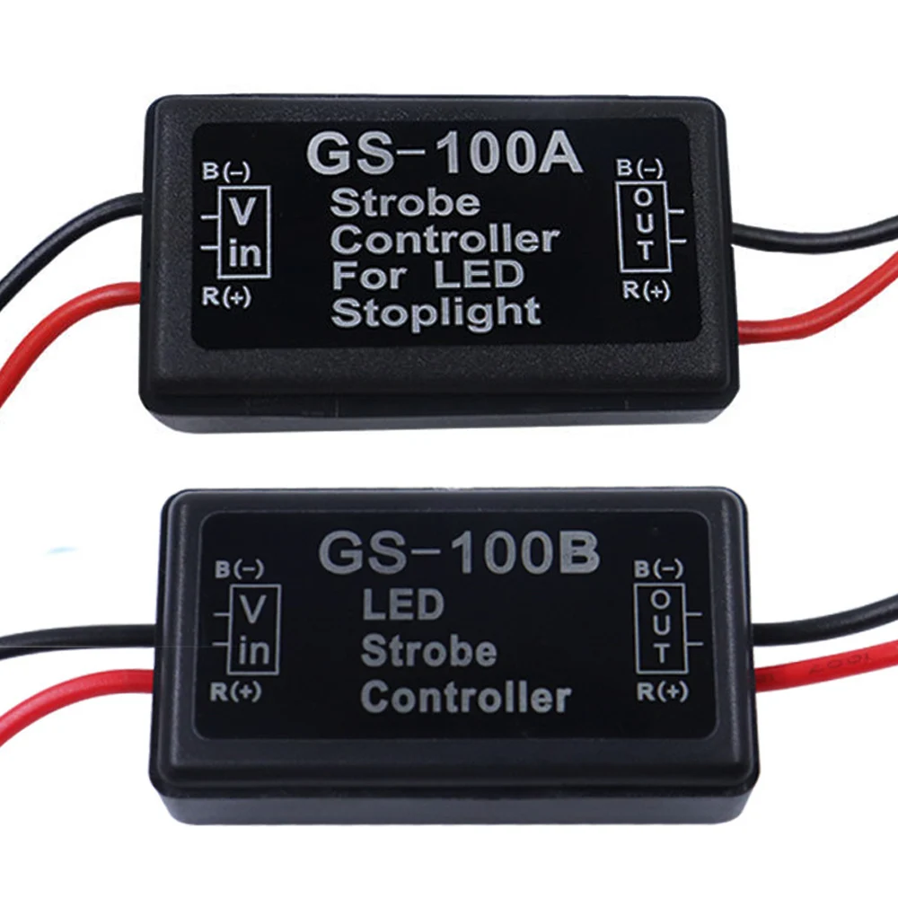 1 PC 12V GS-100A Strobe Controller Left-Right Alternating Flash for Work Lights And Light Bars
