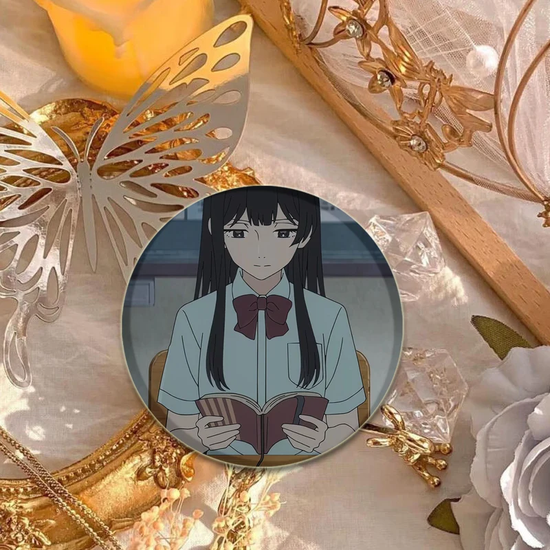 The Tunnel To Summer,The Exit of Goodbyes Pins Round Cartoon Brooches for Backpack Cothes Accessories Anime Collection Badge image 4