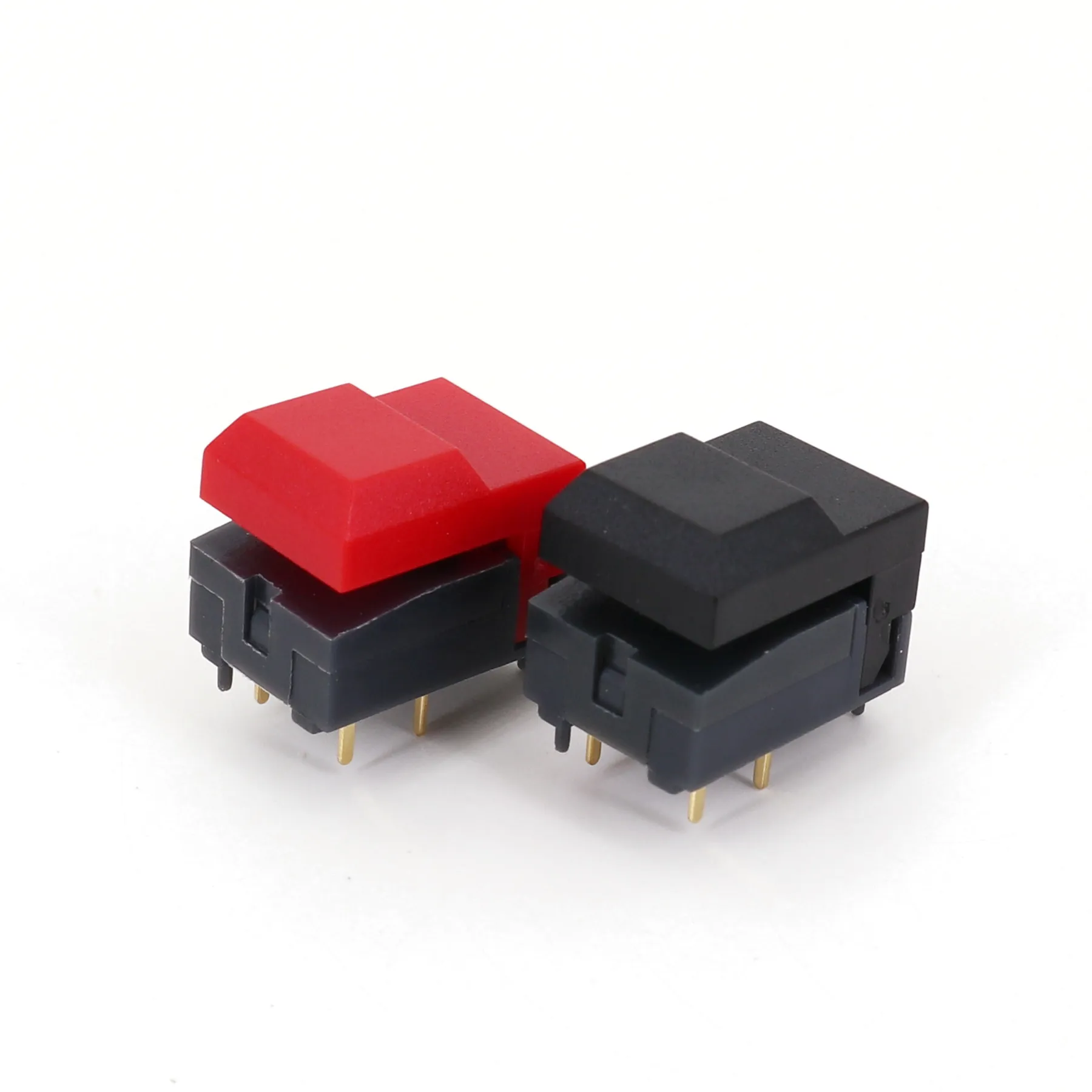 10ชิ้น4Pin PB86-A0ปุ่มกดสี่เหลี่ยมแบบกดสวิตช์สัมผัสสำหรับควบคุมอุปกรณ์บนเวที