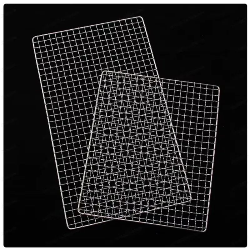 Stainless Steel Barbecue , Wire Mesh, Rectangular Mesh, Small Grid, Oil Draining Mesh, Tool, Circular Stove