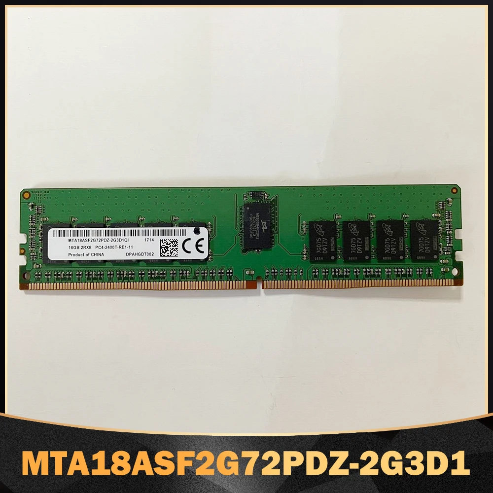 

1PC RAM 16G 16GB 2R×8 PC4-2400T 2400 DDR4 ECC For MT Server Memory MTA18ASF2G72PDZ-2G3D1