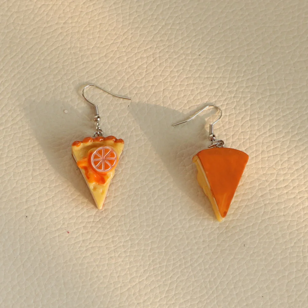 

Cake Earrings Rattan Sterling Birthstone Hoop Dangler Fruit Funny Cute Food Earrings Women Teen Novelty Aesthetic
