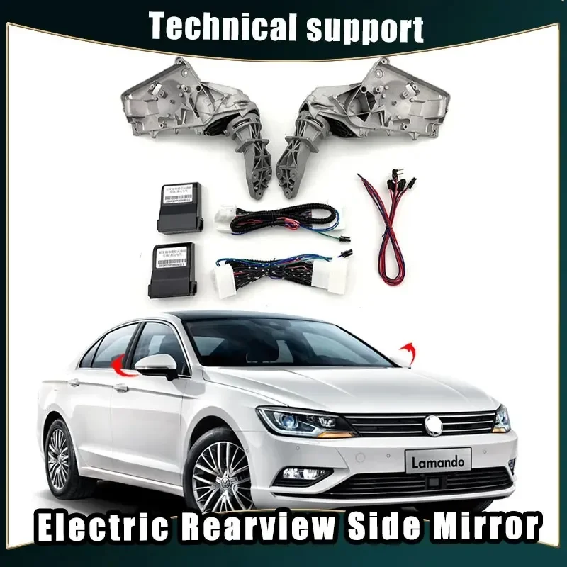 

Car Mirror Electric Automatic Rearview Mirror Folding System Side Mirrors Folded Motor Kit Modules for VW Lamando 2015-2023