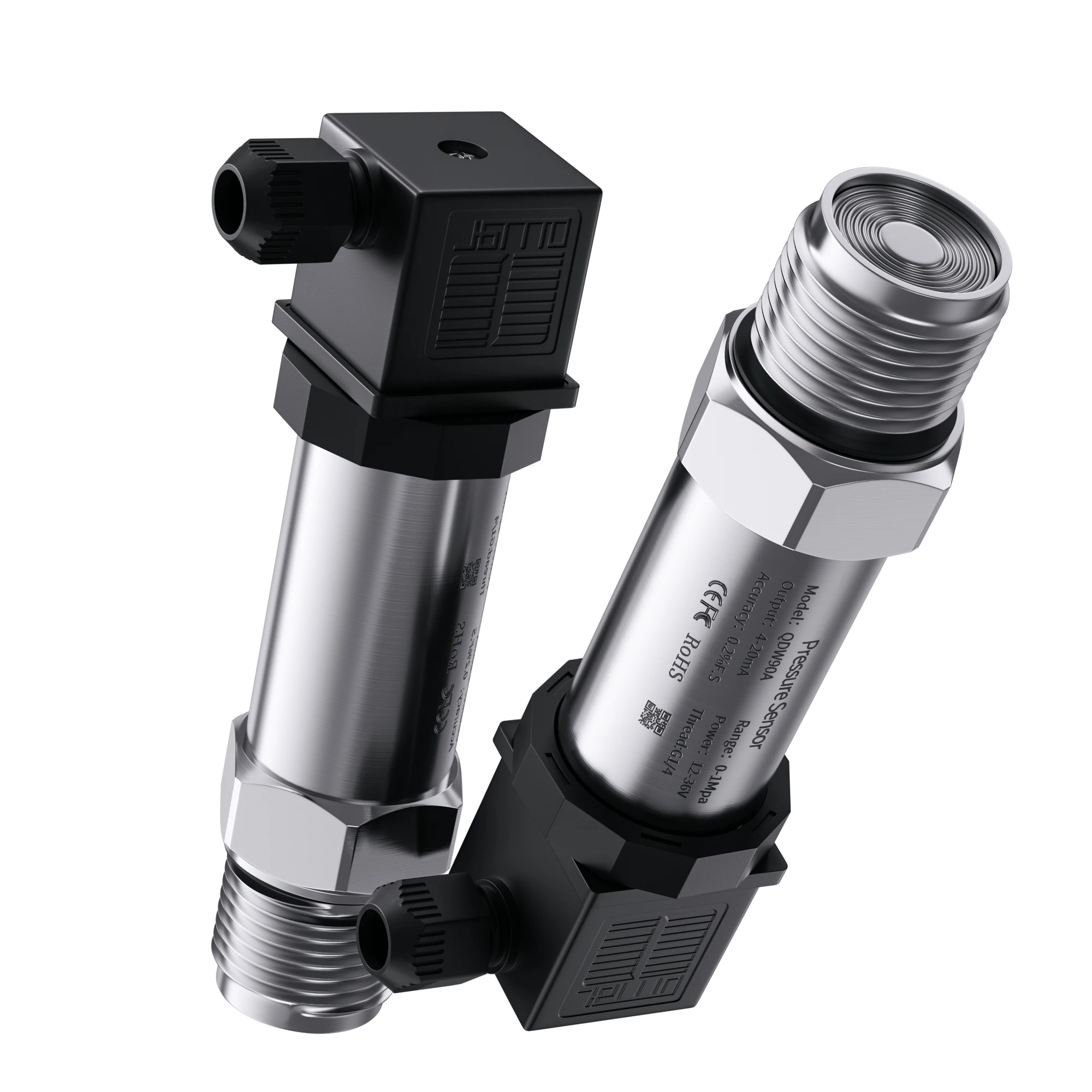 Imagem -02 - Transmissor de Pressão de Diafragma Plana Leite Cola Tanque Sanitária Food Grade Flush Sensor 1mpa 10mpa 420ma 010v 30kpa Sensor
