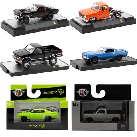 Macchine M2 Scala 1:64 1974 W 200 Pressofuso in lega Modello di auto Pickup Collezione limitata Giocattoli Regalo per bambini in magazzino