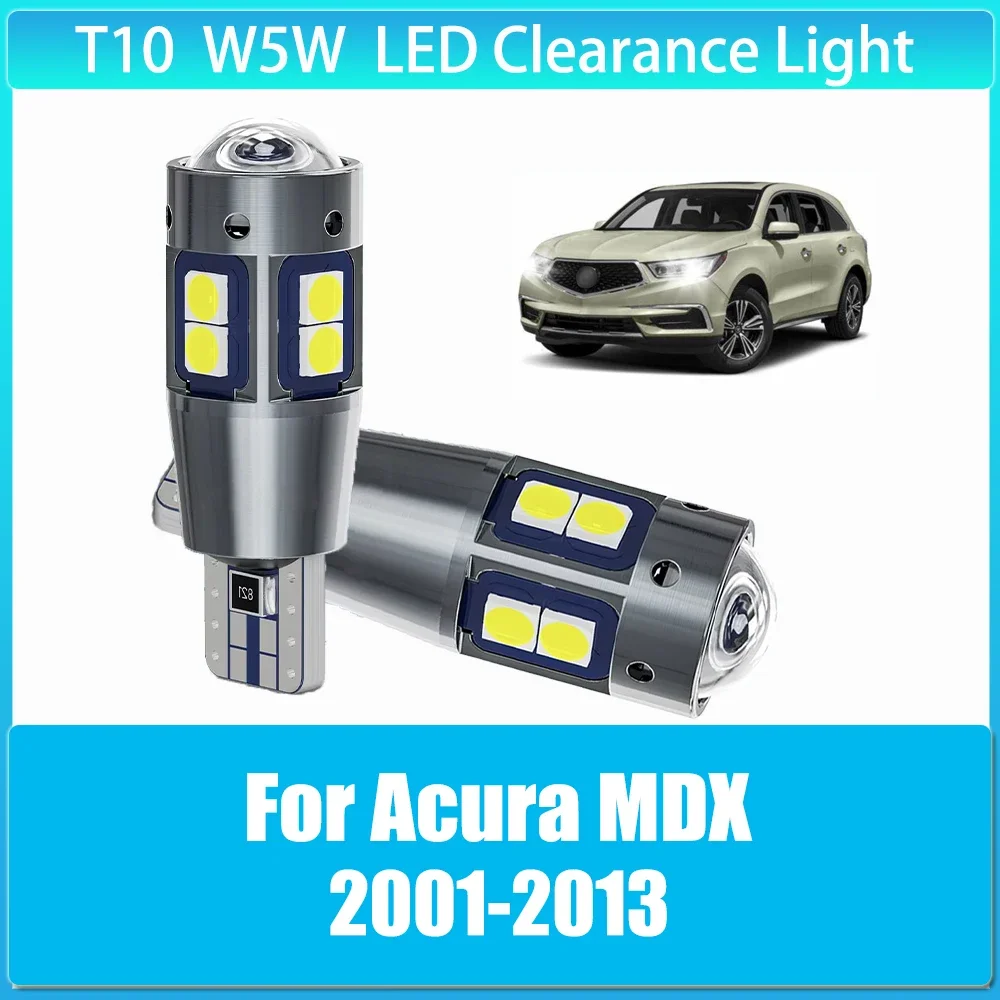 

2 x W5w T10 Led Lamps Canbus 12v 6000k 194 168 Led Lamp Auto Signal for Acura MDX 2001 2002 2003 2004 2005 2006 2007 2008 -2013