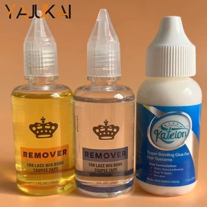 Tutkal sökücü peruk, ön su geçirmez, peruk için sarı etiketi hareket ettirmektir, kuaför aletleri, 30 ml, 1 adet 12-En çok satılan, tutkal sökücü yapıştırıcı-no. 11