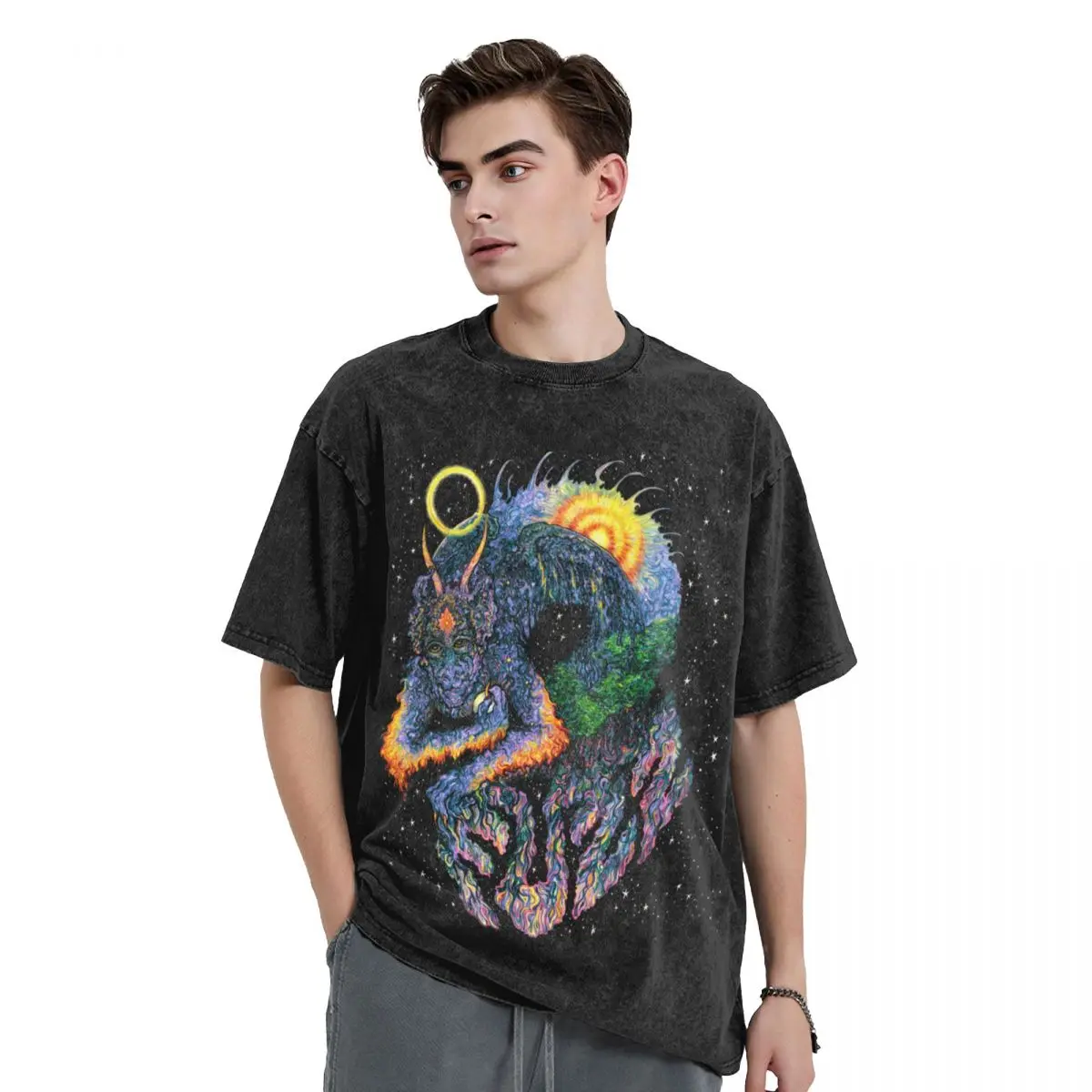 

fuzz T-Shirt graphic t shirt vintage new edition blanks oversized graphic tee t shirts for men