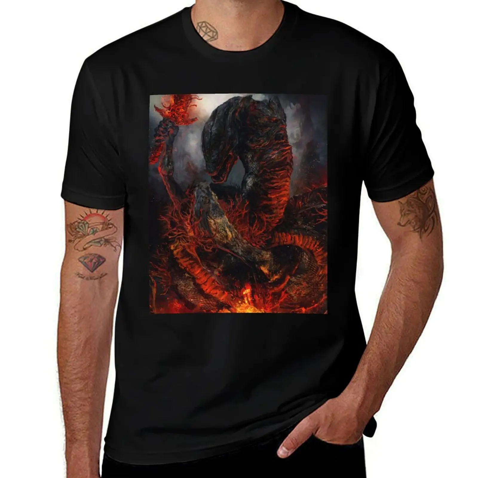 Devour the Gods T-Shirt Minimalist Casual Short Sleeve Top T-Shirt