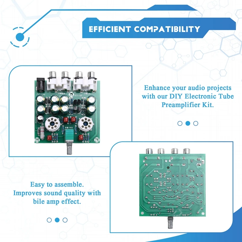 6J1 Valve Preamp Tube Amplifier Board Pre-Amp Mixer Bile Buffer DIY Audio Kits For Audio Enthusiasts And Hobbyists