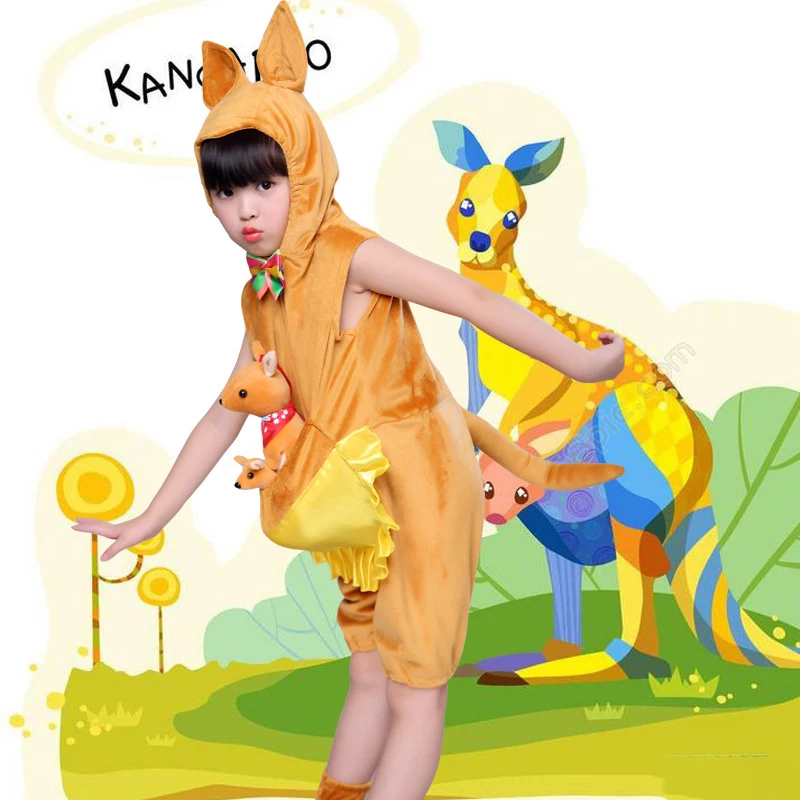 Little Kangaroo Cosplay Costume Set for Kids&Adult Hallowmas Party: Infant Performer's Delight