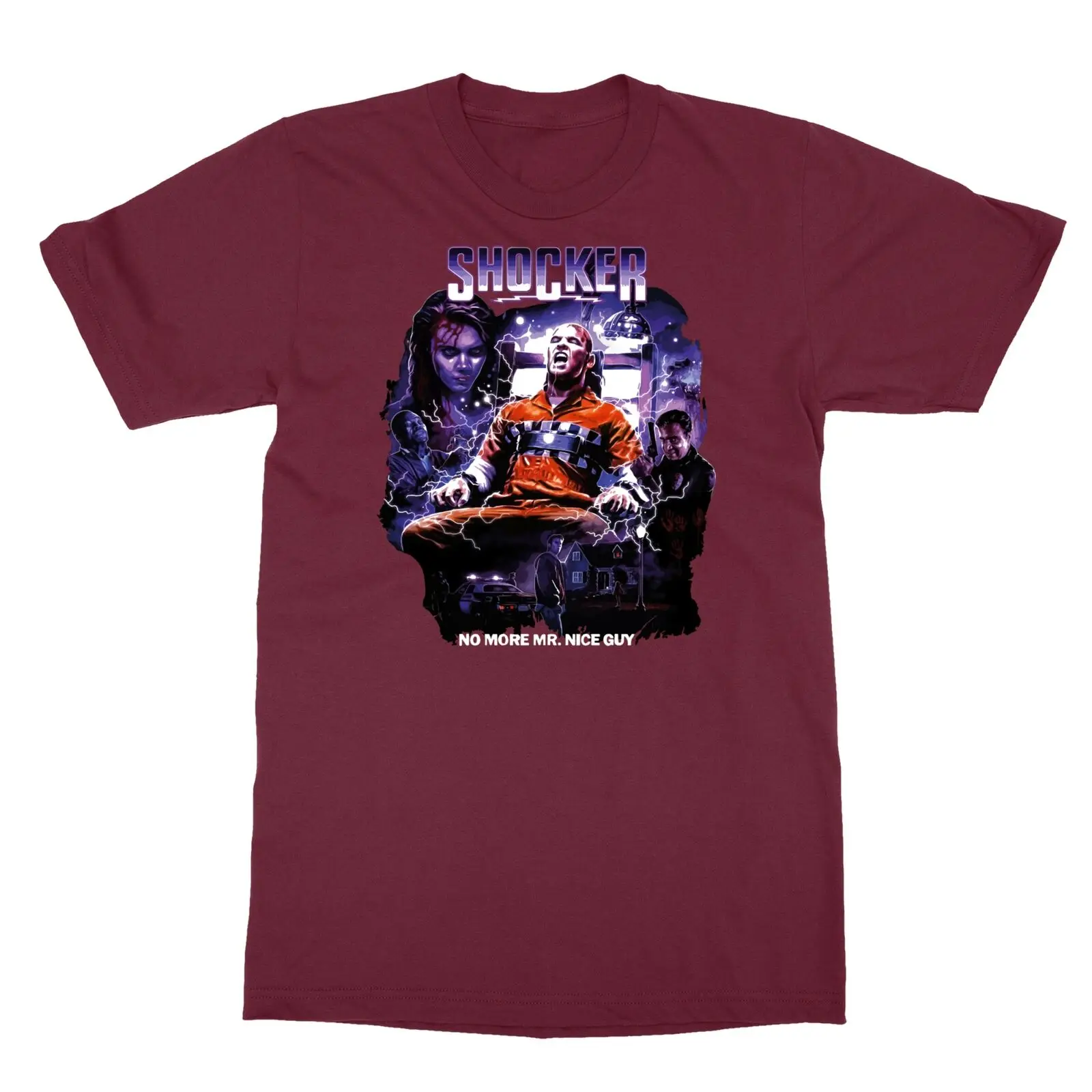 

Shocker Movie T Shirt Thriller Horror Film Vengeance Men's T-Shirt