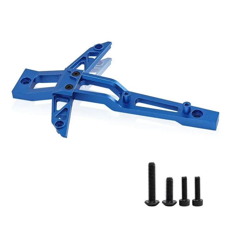 Suporte fixo de direção para chassi dianteiro, liga de metal, para trxs 1/8 maxx slash 6s 1/10 maxx v2 2.0 4wd rc carro