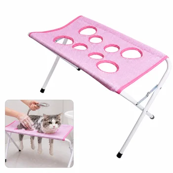 Foldable Pet Grooming Hammock Stand 1