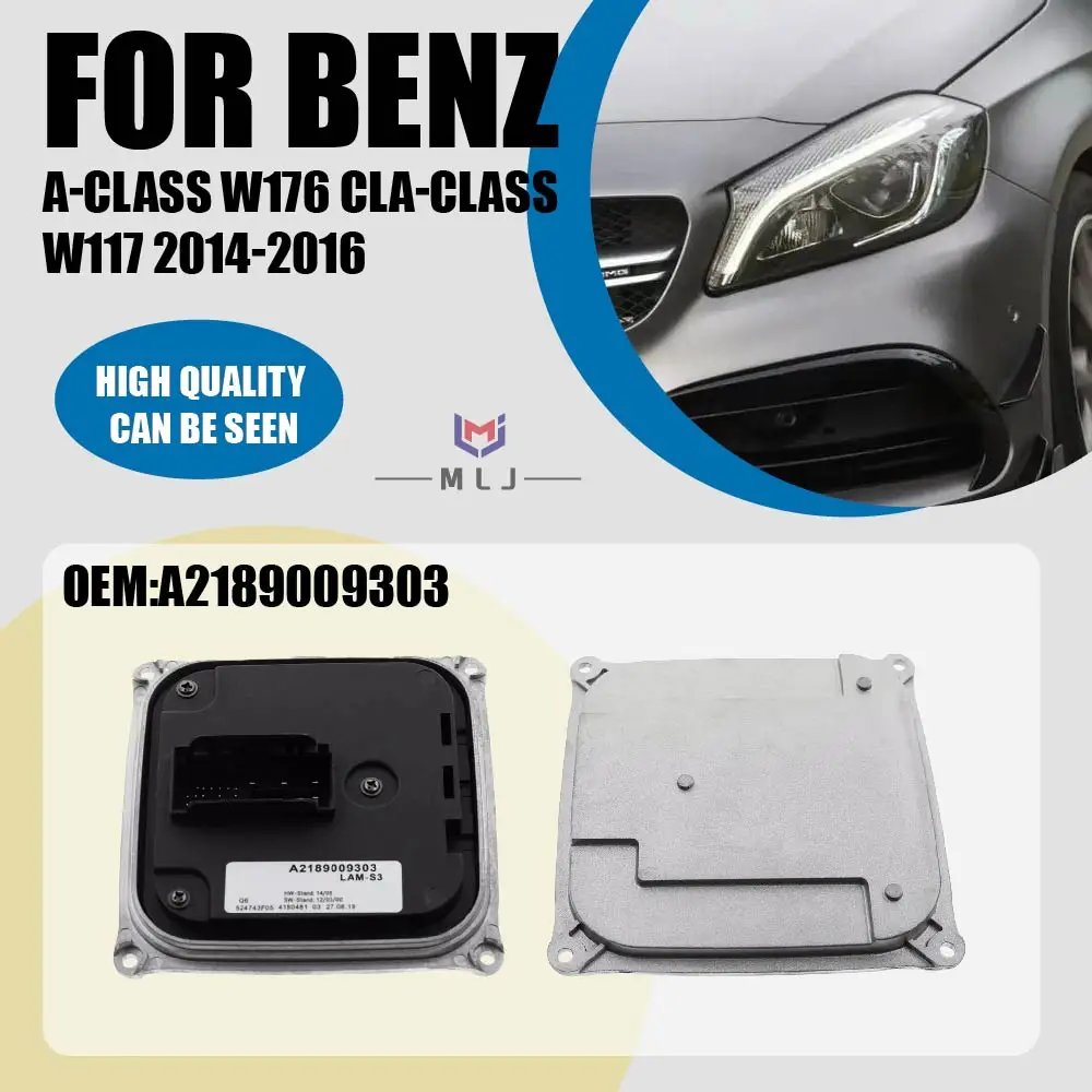 A2189009303 For Mercedes Benz A-Class W176 CLA W117 2014-2016 DRL Control Unit Module Car Accessories Headlight LED Ballast view 2