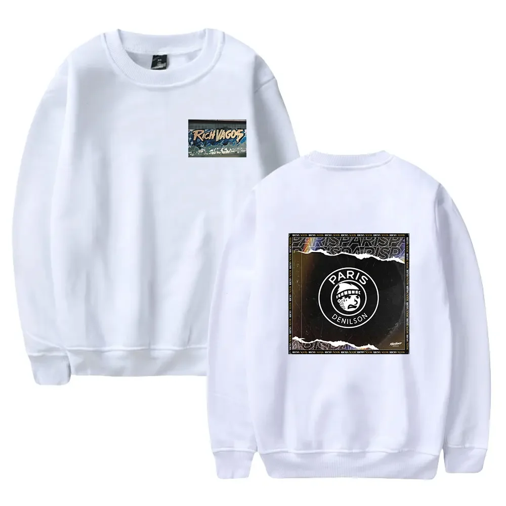 Rapper reiche Vagos übergroße Hoodie Frauen Männer O-Ausschnitt Langarm Crewneck Sweatshirt Grafik lässig Trainings anzug Hip Hop Kleidung