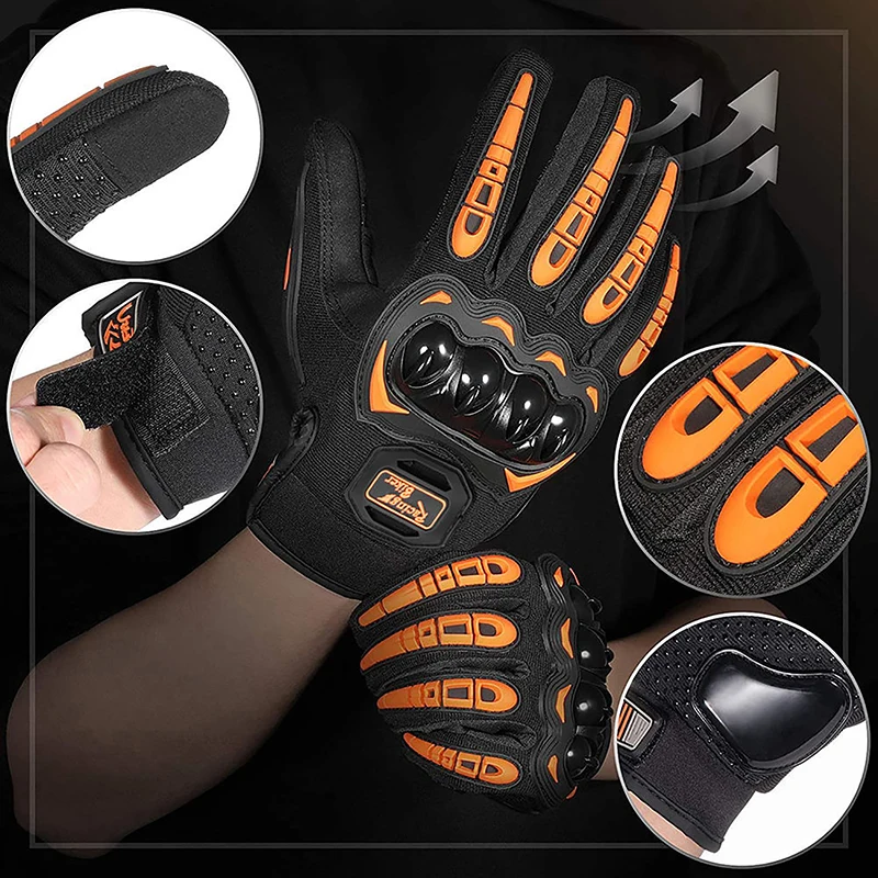 Motorcycle Gloves Windproof Waterproof Men Motorbike Winter Riding Gloves Touch Screen Motocross Gloves Protective Gear image 4