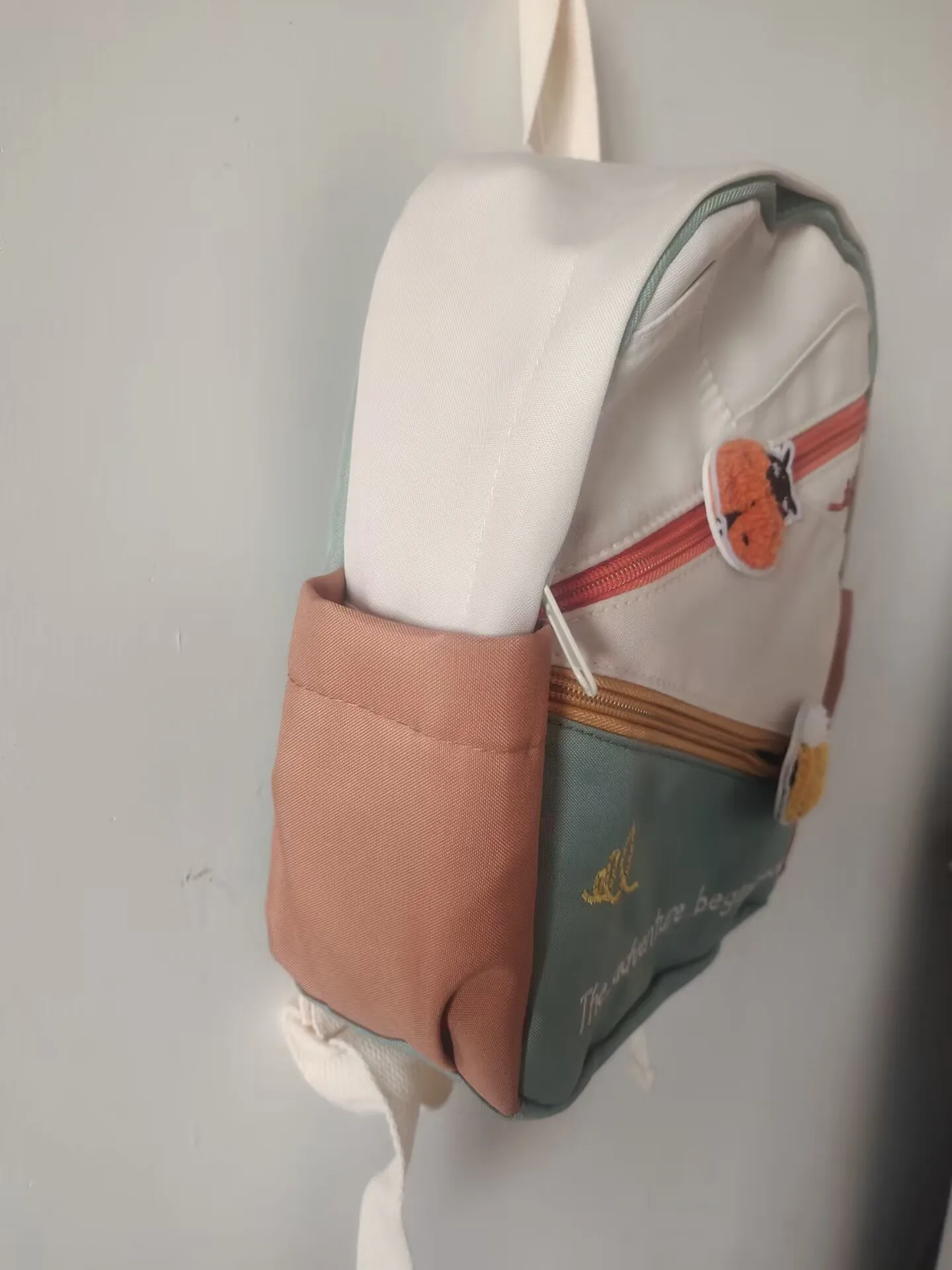 Sac à Dos Brodé Personnalisé pour Bébé, avec Animaux, Nom Personnalisé, Mignon, pour Cadeaux