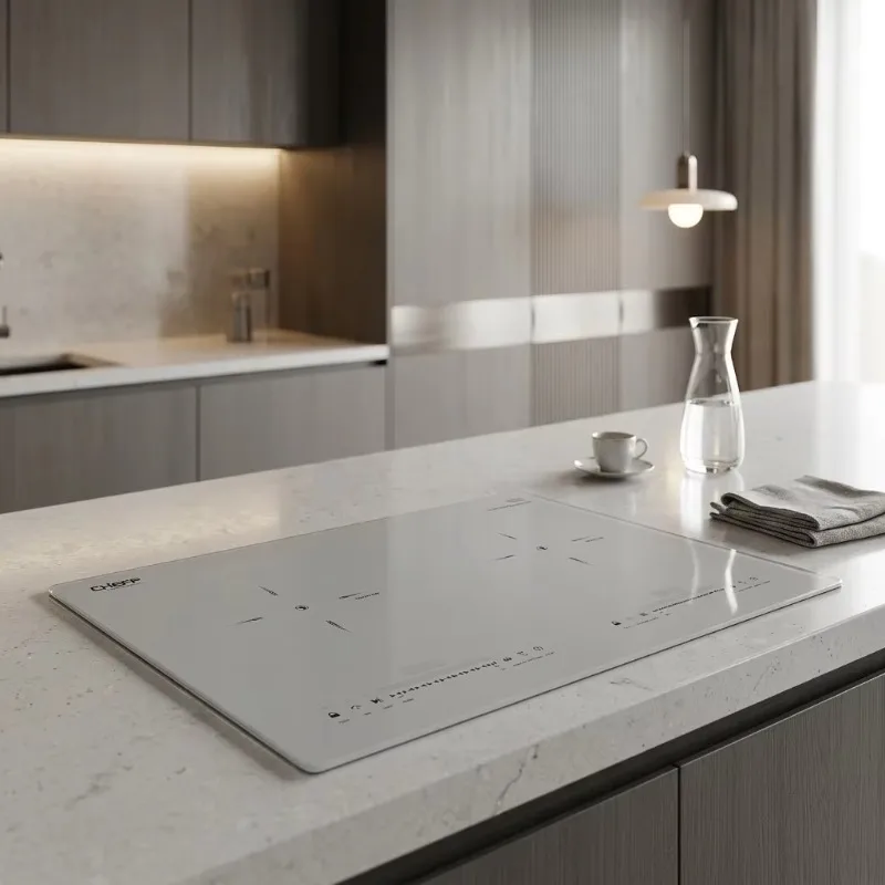 Airo 2 Zone Built-in Electric Induction Cooktop Ceramic Glass Panel with Touch Control for Household Use