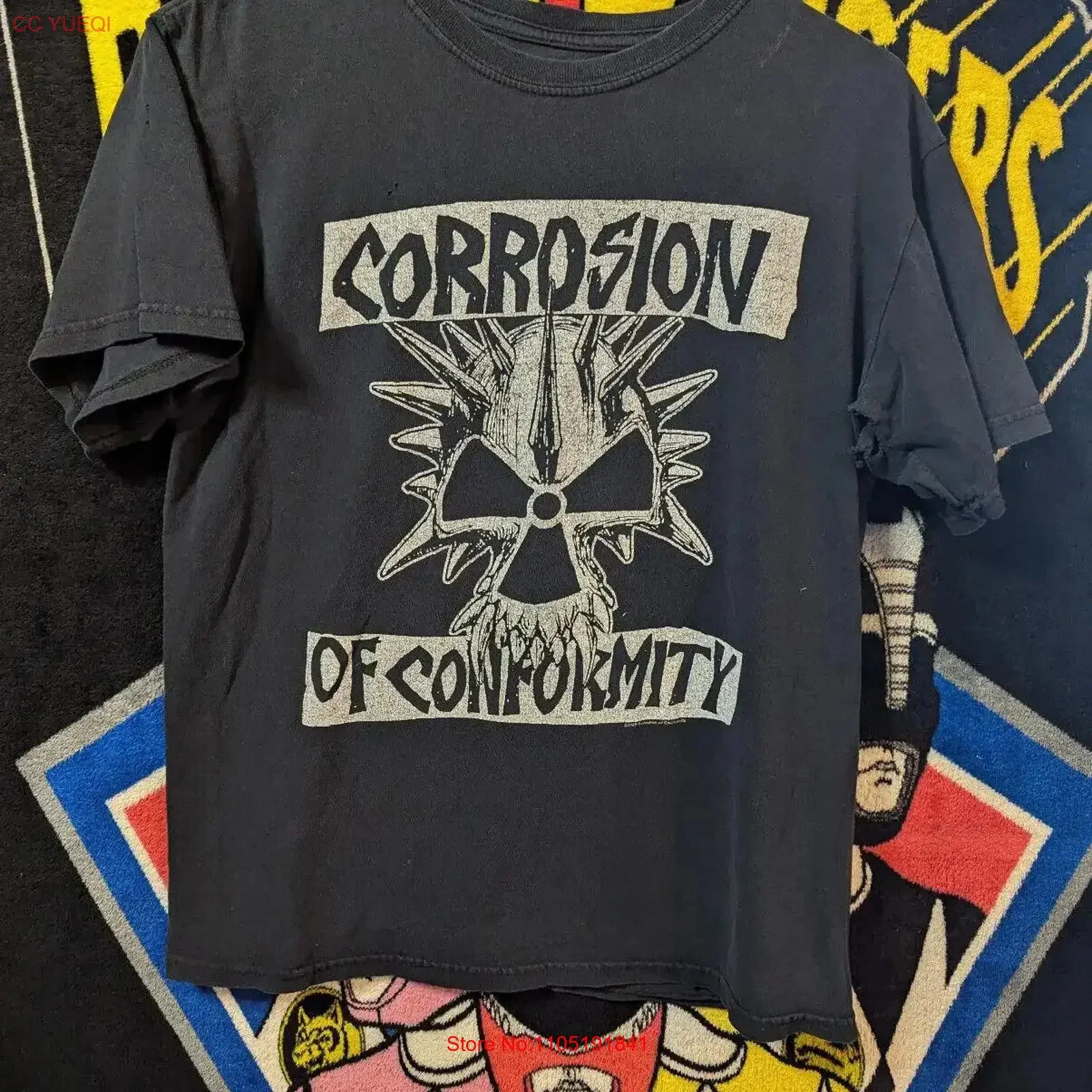 Vintage 2005 Corrosion of Conformity Black T Shirt size Small vintage Washed Slightly Stylish Comfortable designer clothes