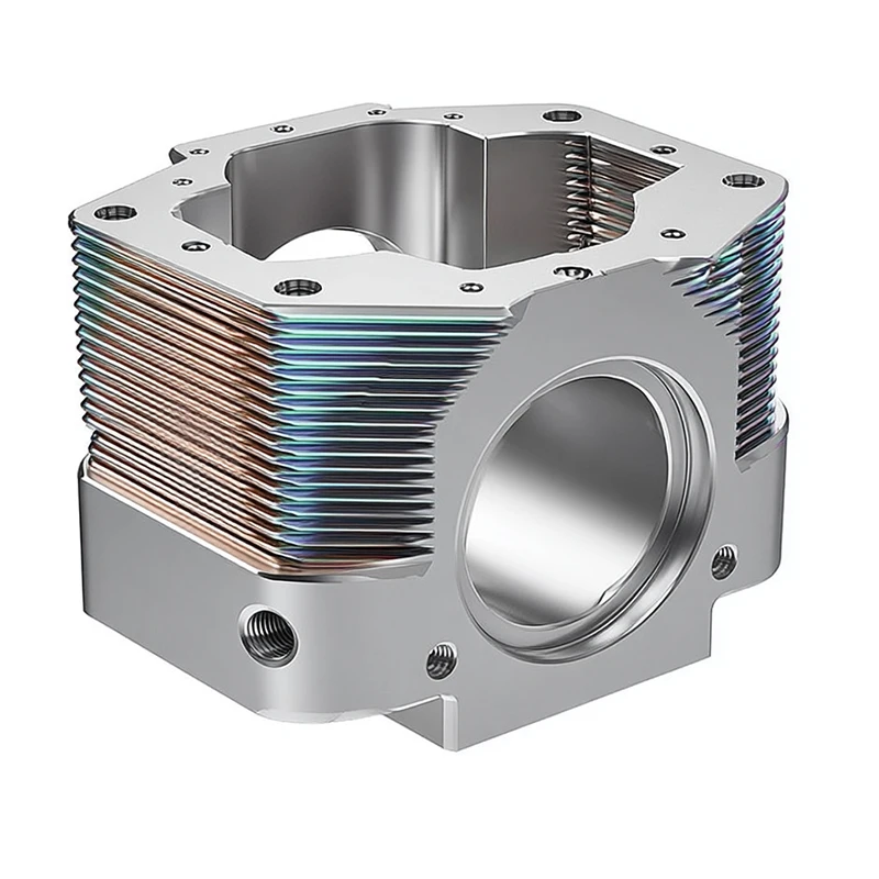 

Custom CNC Machined Aluminum Alloy Heat Sink with Cutting Bending Welding Services Extrusion Design