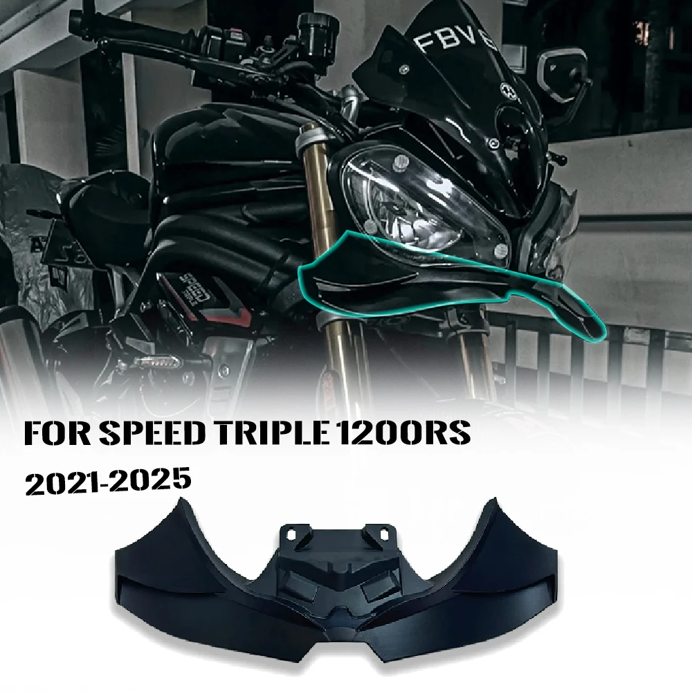 

For Speed Triple 1200RS GP WING Downforce Naked Frontal Spoilers Winglet 1200RS 2021-2025 Aerodynamic Wing Lower Spoiler