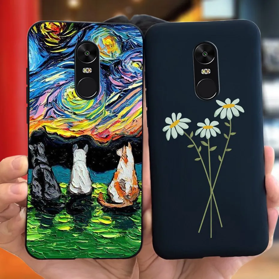 Cartoon Case For Xiaomi Redmi Note 4 Global Version Candy Color Soft Silicon Protective Cover For Redmi Note 4X Note4 Global