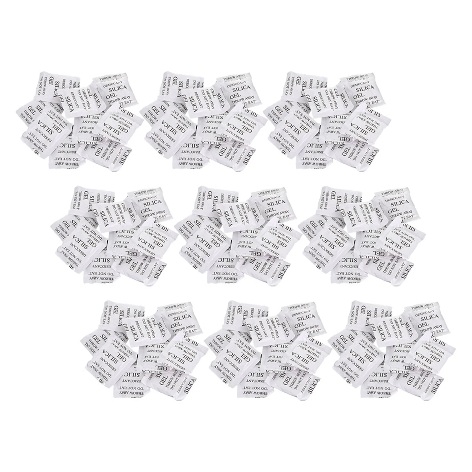 

100Pcs Silica Gel Desiccant Bags Efficient Moisture Absorber Drying Packets for Jewelry Earrings Ear Studs Wardrobe Clothes