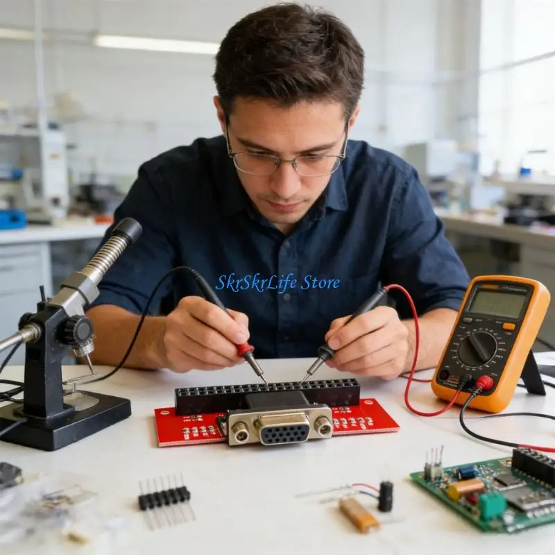 E65E Small Computer Adapter VGA666 Development Board For Education Tasks And founder utilizes