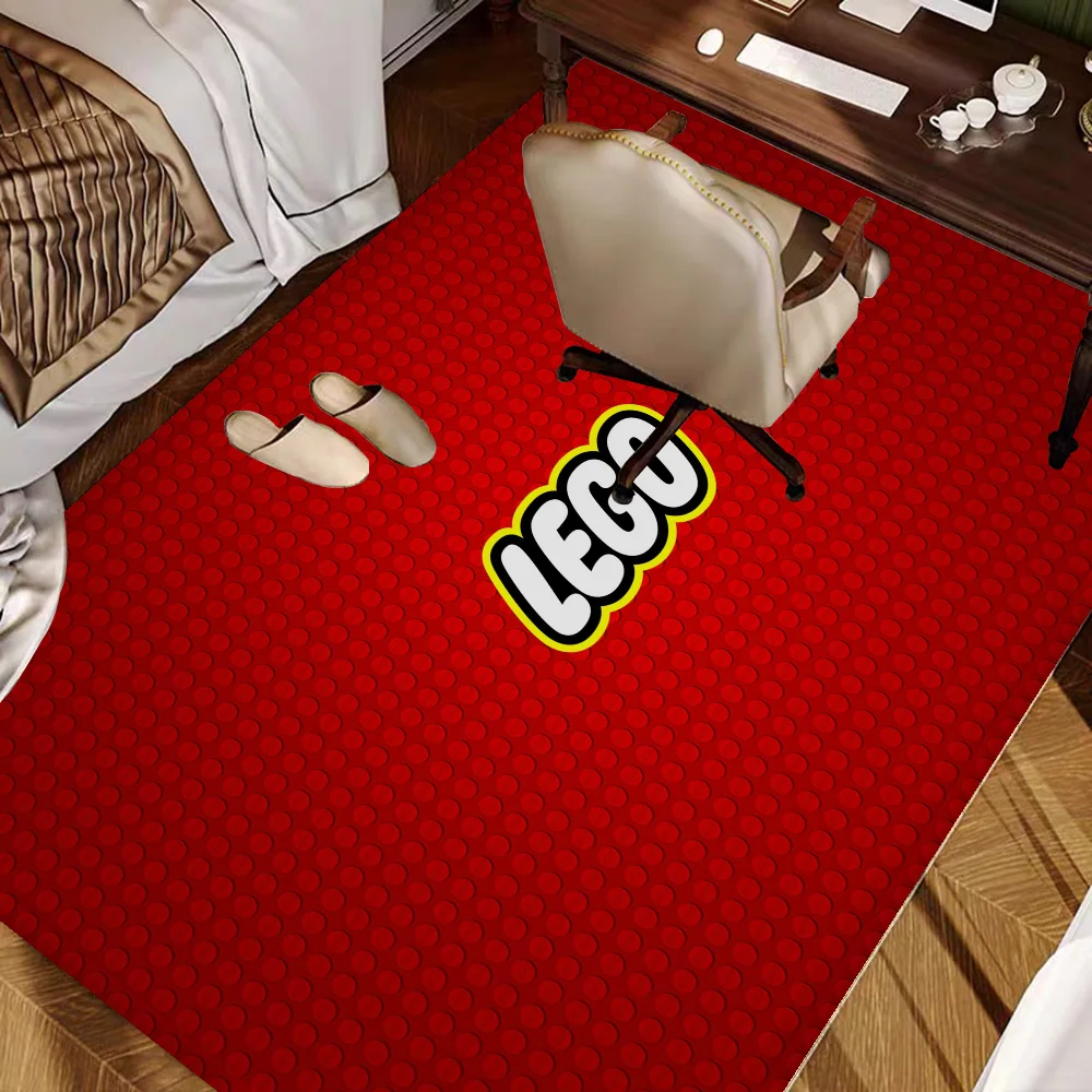 L-LEGOS Floor Mat Bathroom Mat Room Bedroom Decoration Balcony Anti-Slip Doormat Living Room Bedside Area Rugs Posters Sticky