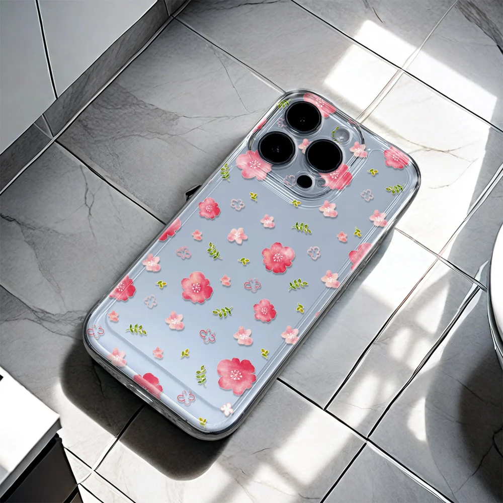 Oil painting of flowers Phone Case For IPhone 16 15 14 13 12 11 Pro Max Cover For Iphone X XS XR 7 8 Plus SE 2020 Cover Case