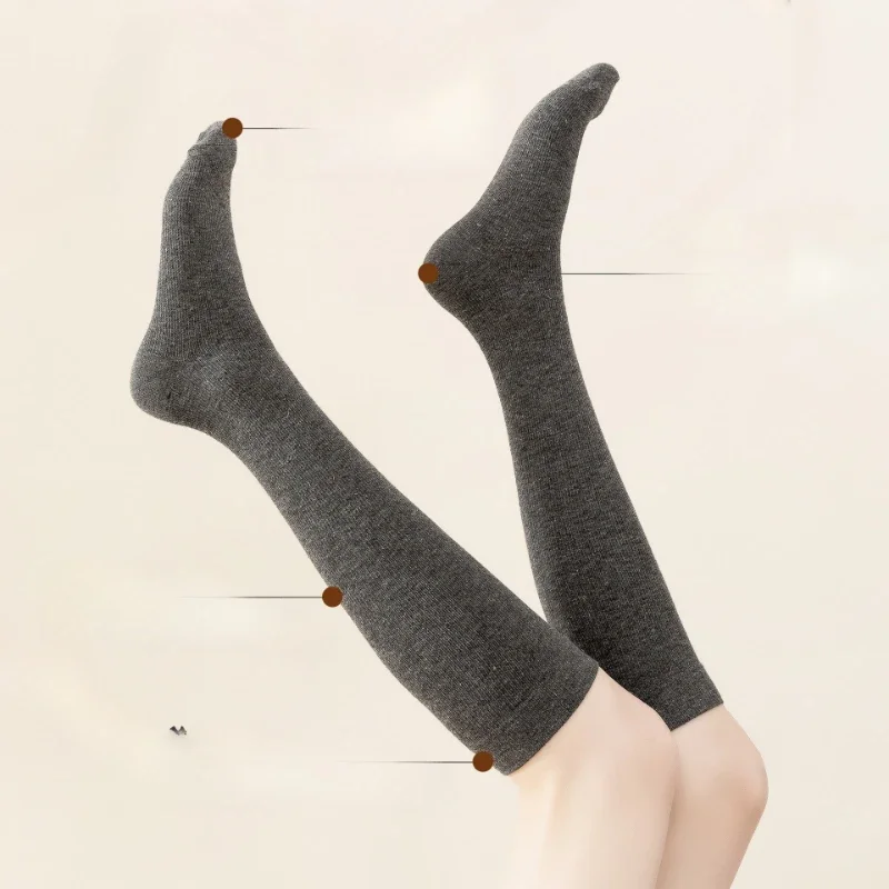 المرأة الحرير القنب ضغط العجل الجوارب تنفس الضغط الجزئي مرونة عارضة الجوارب ضغط عالية JK نمط مريح