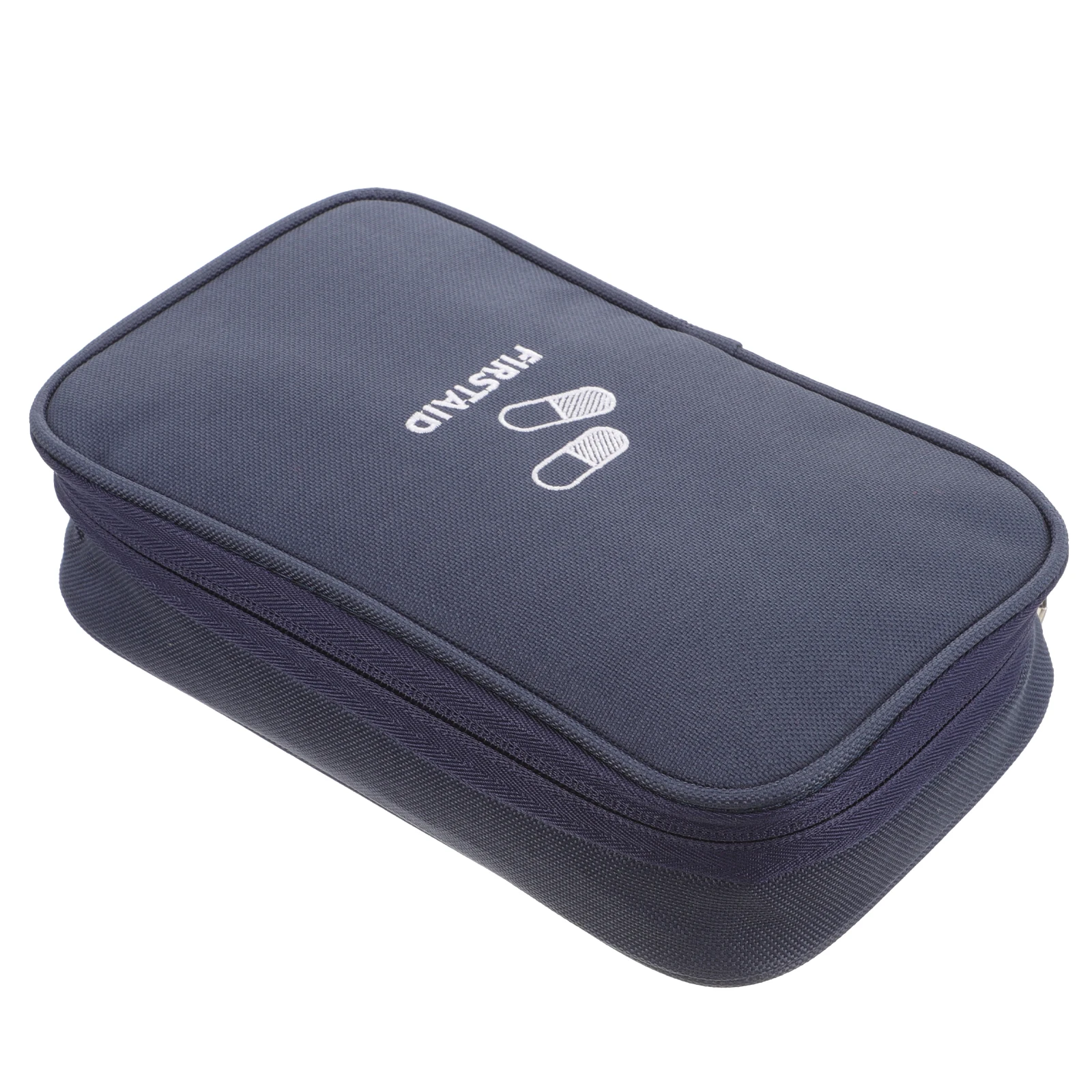 

Large Portable Medicine Bag Oxford Cloth First Aid Pouch Household Travel Nursing Bag Zipper Closure Emergency Supplies