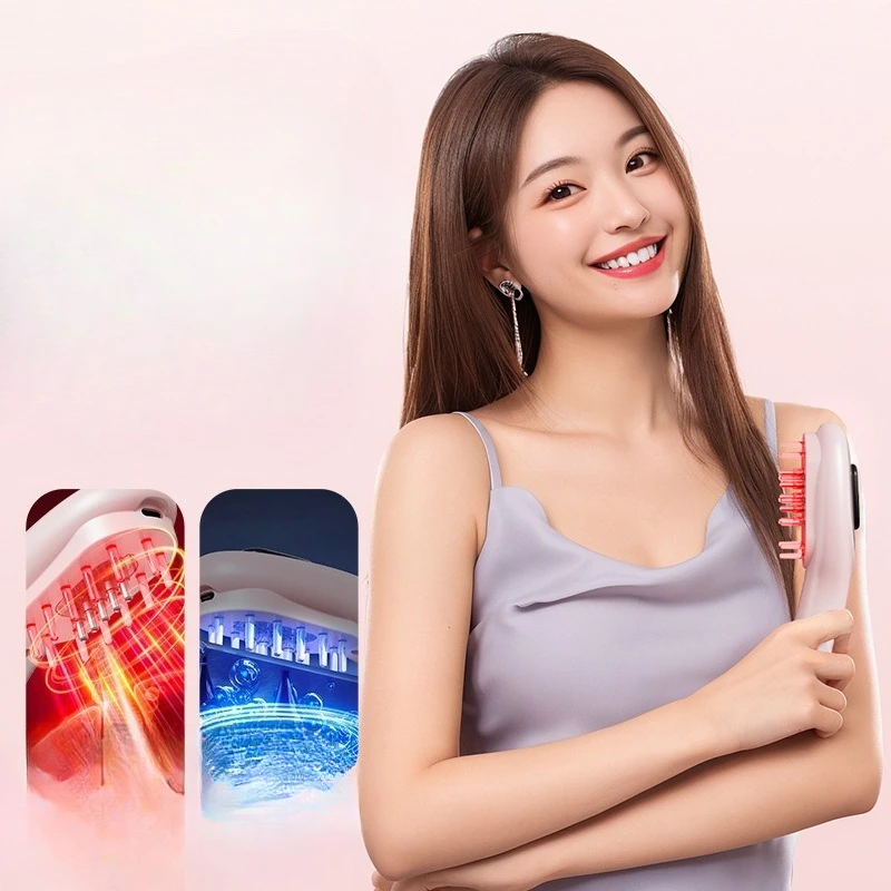 

Electric Scalp Massager Hair Growth Comb Phototherapy Technology Vibration Therapy Anti Hair Loss Design