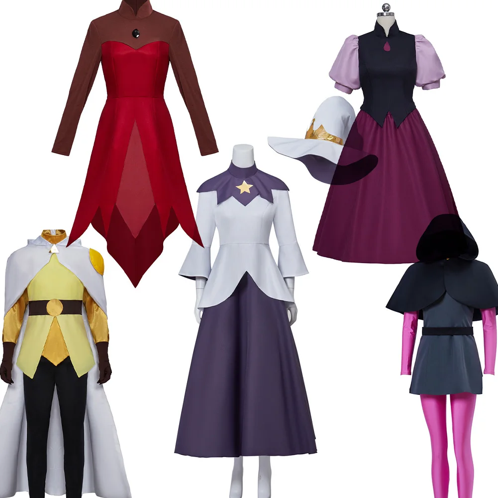 Disfraz البومة تأثيري منزل إيدا هنتر أزورا أميتي زي هالوين كرنفال ملابس الحفلات