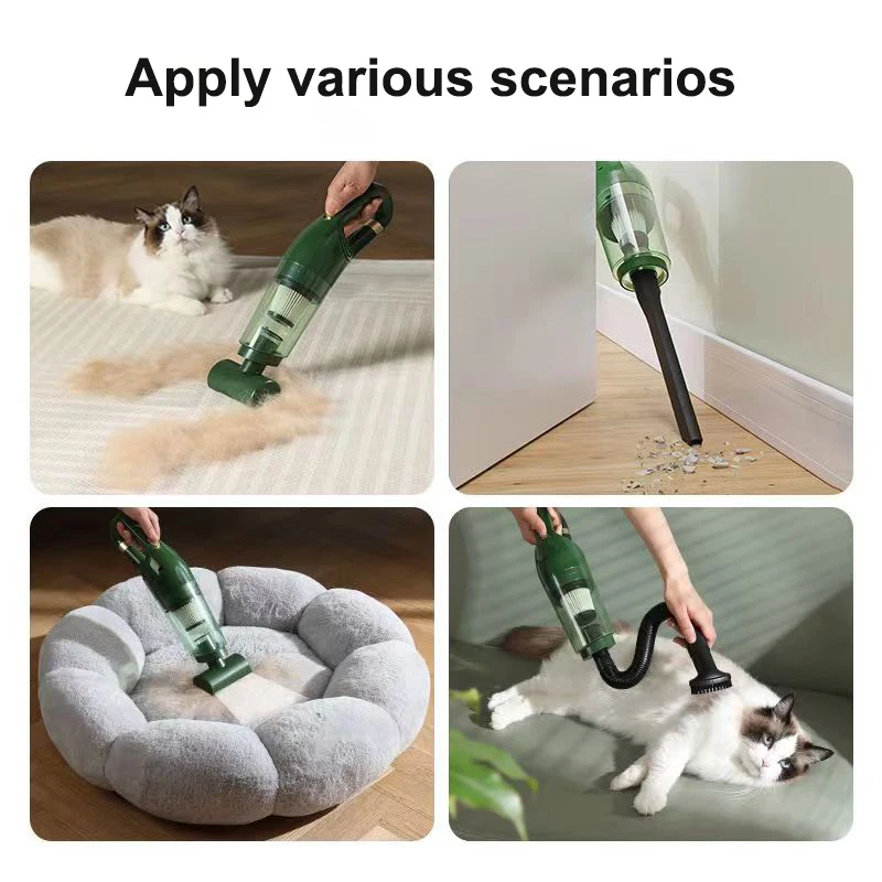 Super 400000R Portable Wireless Household Vacuum Cleaner Pet Hair Cleaning Remover Car Home Vacuum Cat Dogs Cleaning Tools